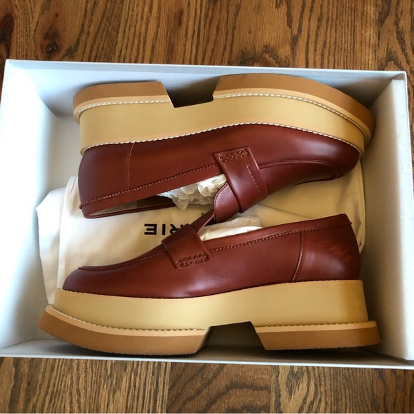 Robert Clergerie Banel Flatform Platform Leather Loafers - Picture 8 of 12